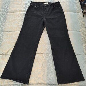 Levis 512 Perfectly Slimming bootcut black jeans, Excellent used cond., size 12S